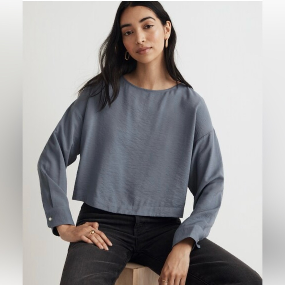 MADEWELL Relaxed tulip top back- size small